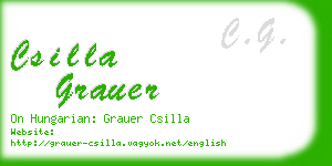 csilla grauer business card